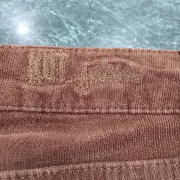 Kut From the Kloth Women's Tan Corduroy Pants Mid-Rise Straight Stretch Size 8 - Picture 13 of 16